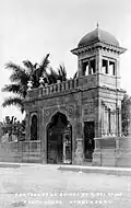 Entrance of the palace, photo of 1920.