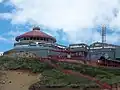 View of the rotating cafeteria on top of Cerro Otto