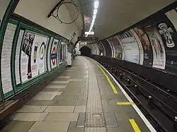 Northbound platform looking south