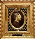 Portrait of Prince Louis Bonaparte (1890), painted enamel in gold cameo on copper, Paris, Musée d'Orsay.