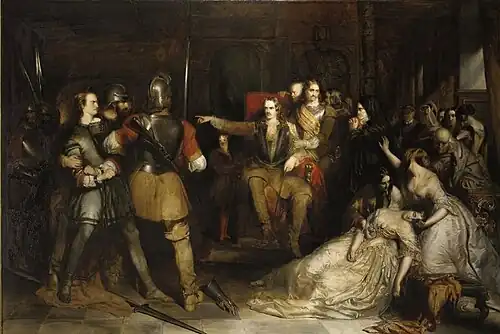 Claverhouse Ordering Morton to be Carried Out and Shot by Robert Scott Lauder