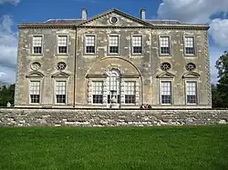Claydon House (begun 1757), here the Venetian window in the central bay is surrounded by a unifying blind arch