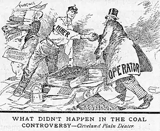 Image 8Political cartoon about the Coal Strike of 1902 from the Cleveland Plain Dealer.