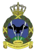 Coat of arms of the Air Operations Control Station Nieuw-Milligen