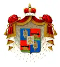Coat of Arms of the Dashkov family from the Armorial of the All-Russian Nobility[4]: 378–379 [109]