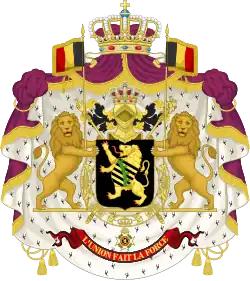 Coat of Arms of King Leopold II of Belgium (1865-1902)