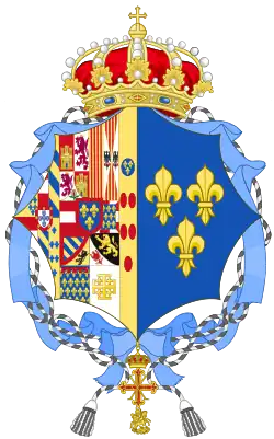 Coat of arms used as Dowager Duchess (since 2015)
