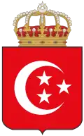 Coat of arms of the Egypt Eyalet from 1854 to 1867.