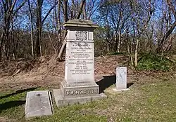 The grave site of Cockburn (and his parents) at St. James Cemetery, Toronto
