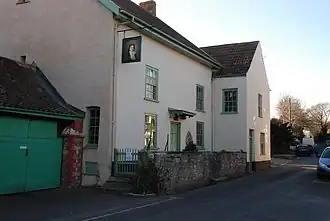 White painted building