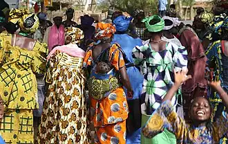 Image 31A crowd of women in Mali. (from Culture of Mali)
