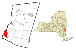 Location in New York