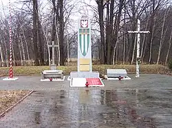 Memorial to the prisoners of the Nazi German POW camp