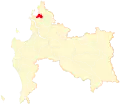 Location of Penco commune in the Bío Bío Region