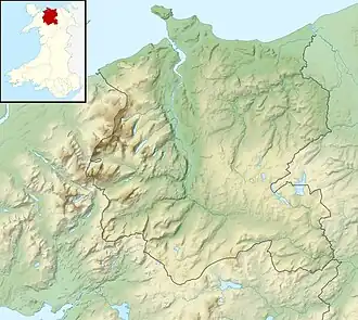 Llyn Geirionydd is located in Conwy