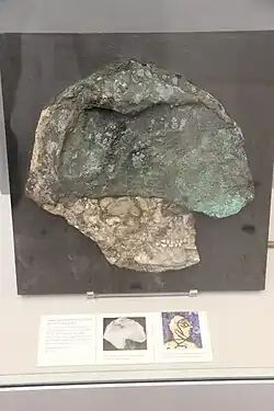 Copper Alloy Helmet & Crushed Head of Royal Guard, PG 789.