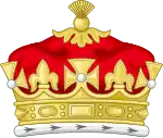Coronet of the dukes of Sussex, of York and of Edinburgh.