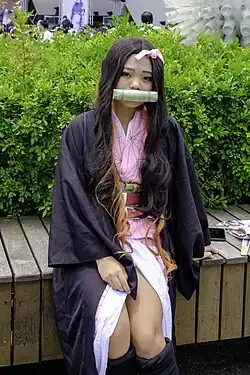 Cosplay of Nezuko Kamado