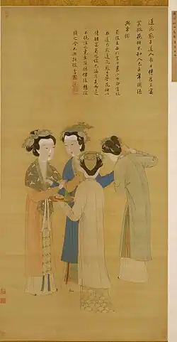 Court Ladies of the Former Shu by Tang Yin