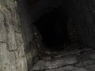 Southern tunnel vent interior.