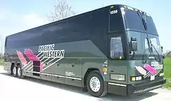 A 56-passenger Prevost coach in Canada