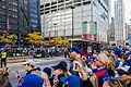 The Chicago Cubs' 2016 World Series victory parade and rally attracted over five million people.