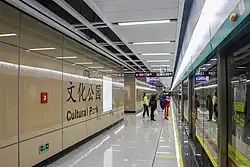 Platform 4 (Line 8 towards Wanshengwei)