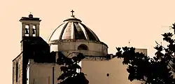 The dome of the chiesa Madre in Neviano