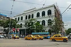 The Currency Building undergoing renovations and restorations