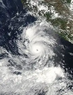 The small Hurricane Darby situated south of Mexico on June&nbsp;25