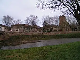 A general view of Daumazan-sur-Arize