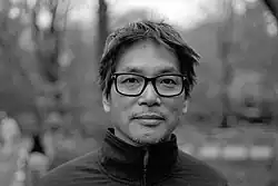 Black and white photo of David Ho