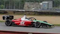 de Alba Jr. in his 2024 Indy NXT car at Mid-Ohio Sports Car Course