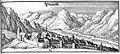 Merian Sueviae 212. View of Bludenz 1643