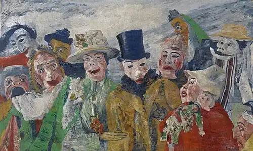 The Intrigue by James Ensor. 1890