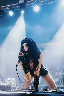 Danyell Souza with Dead Posey at Download Festival 2022