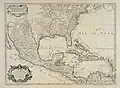 Delisle's Carte du Mexique et de la Floride, 1703