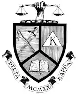 Crest of Delta Kappa National Fraternity