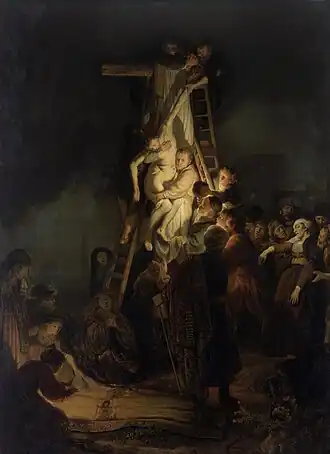 Dutch Baroque: The Descent from the Cross by Rembrandt (1634)