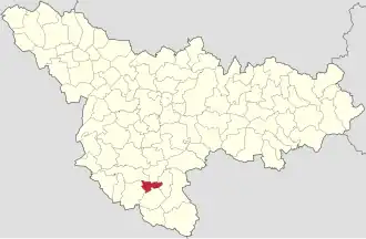 Location in Timiș County