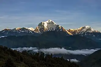 View of Dhaulagiri from Ghorepani
