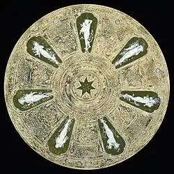 Dish with pâte-sur-pâte cameo inserts, 1900, Sèvres