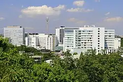 Distant View of Fujita Health University from Mount Futamura