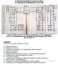 Layout of the ground floor of the Château-Vieux in 1695, at the arrival of Monseigneur.