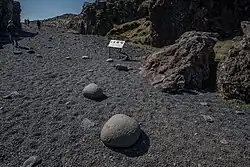 Lifting stones at Djupalonssandur