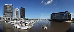 Bolte Bridge seen from Docklands, Melbourne