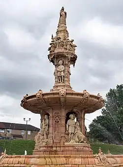 The Doulton Fountain&nbsp;[de], Glasgow Green, 1888