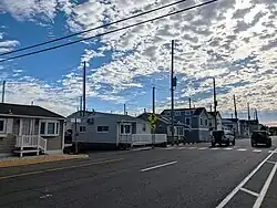 Bungalows in the Monterey Beach section of the CDP