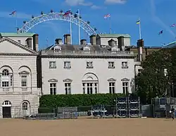 Rear of Dover House on Horse Guards Parade.