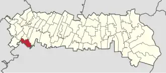 Location in Ialomița County